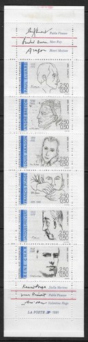 Francia 1991 libretto poeti - francia,