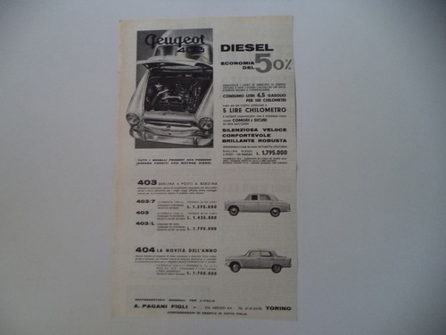 Advertising pubblicità 1960 - pubblicità,