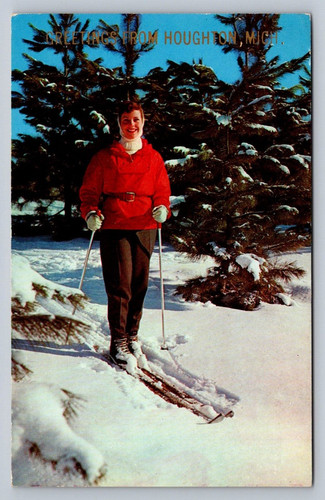 Cartolina saluti houghton - saluti,