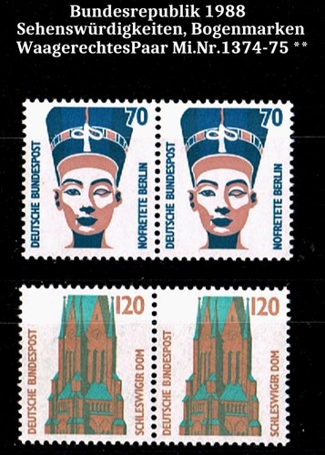 Brd 1988 sehenswürdigkeiten - 1988, "sehenswürdigkeiten"