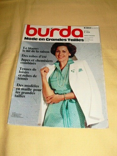 Burda mode grandes - grandes, tailles